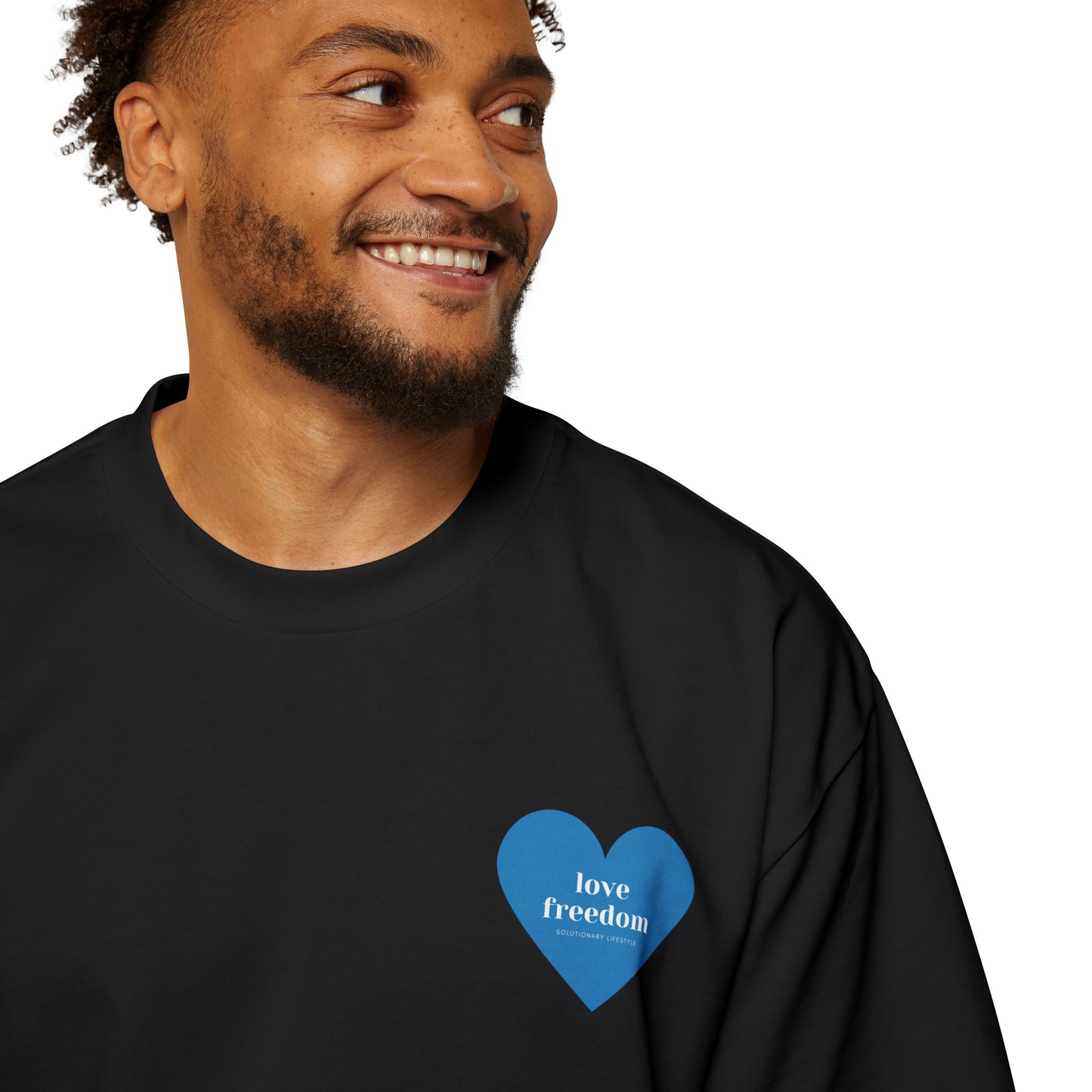 Love Freedom Heavy Oversized Tee