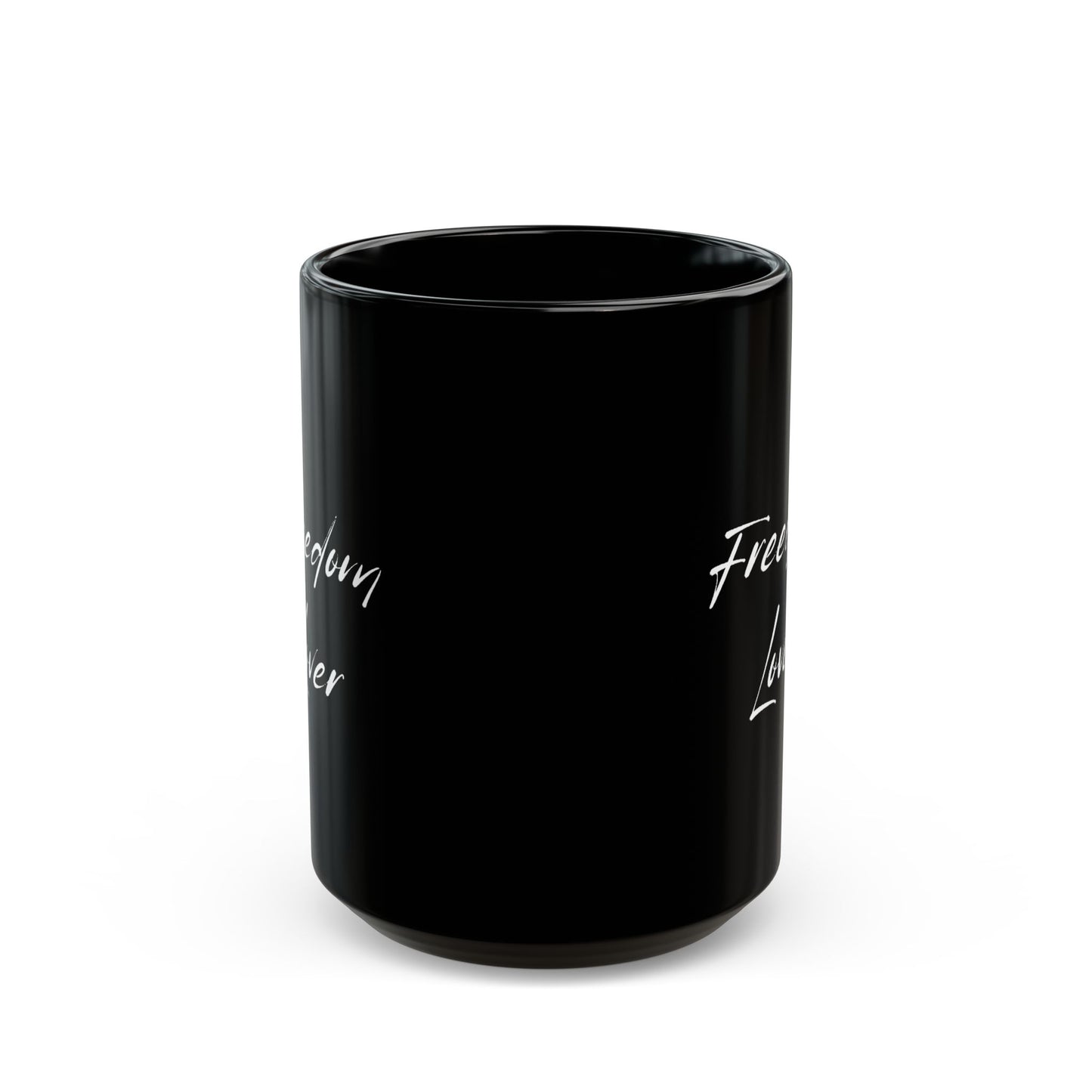 Freedom Lover Black Mug