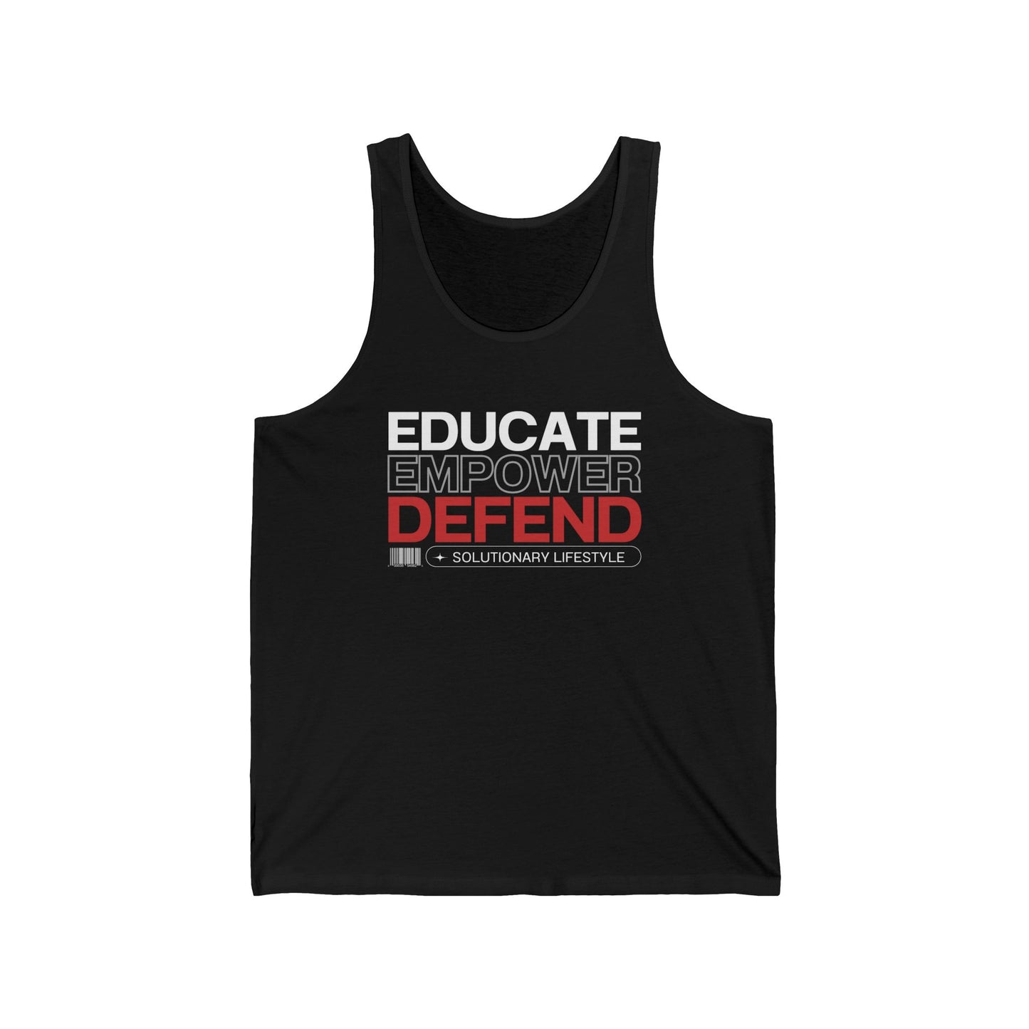 Educate. Empower. Defend. Tank