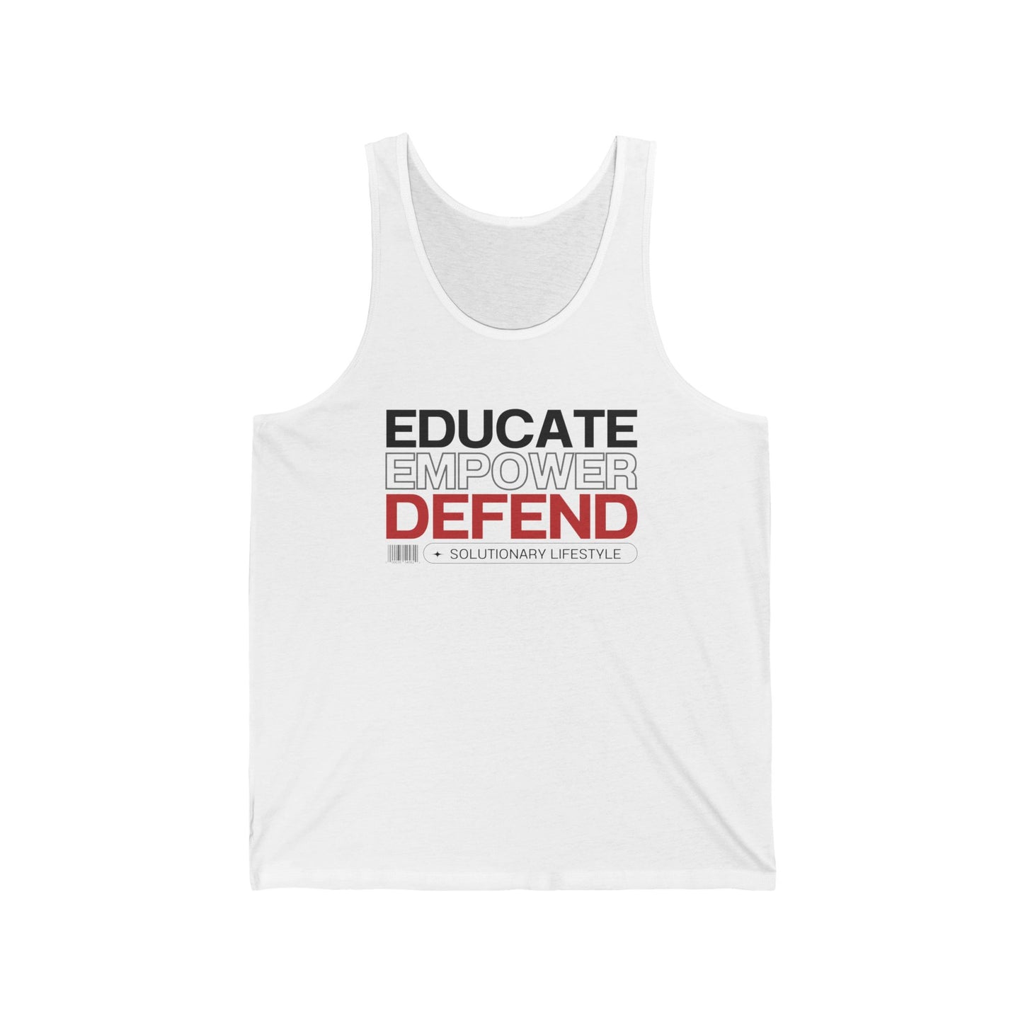 Educate. Empower. Defend. Tank