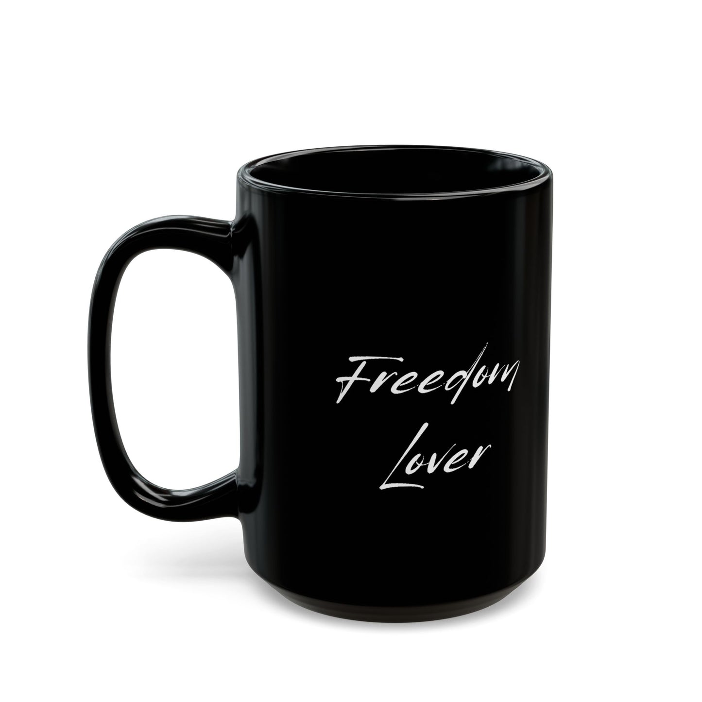 Freedom Lover Black Mug