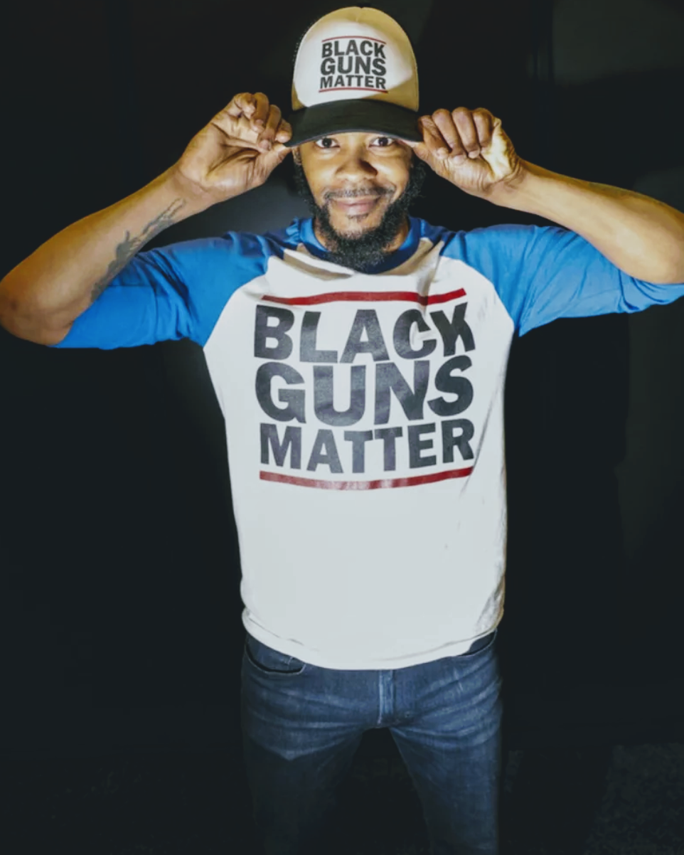 Black Guns Matter Raglan | Overstock