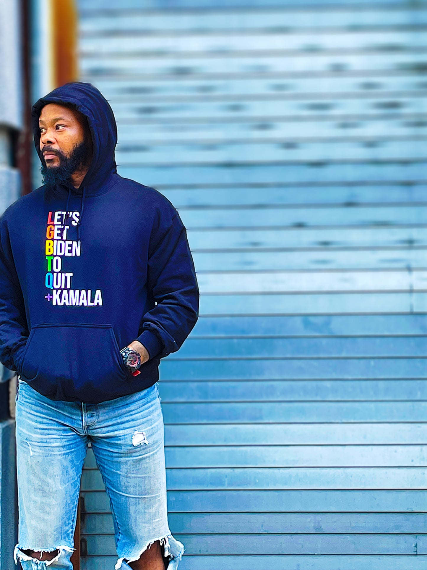 Let's Get Biden To Quit + Kamala Hoodie