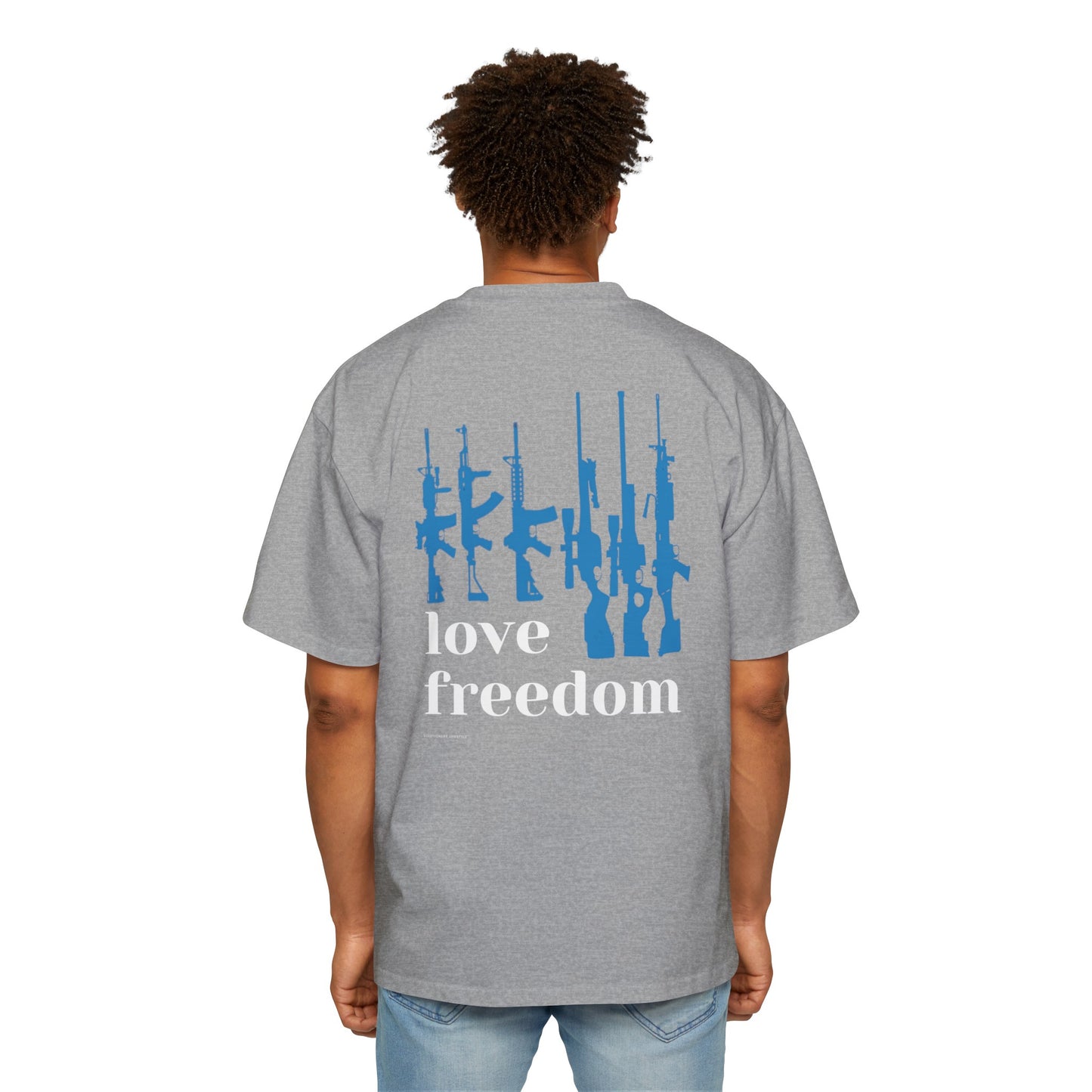 Love Freedom Heavy Oversized Tee