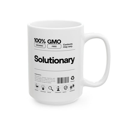 Solutionary Label Mug, (11oz, 15oz)