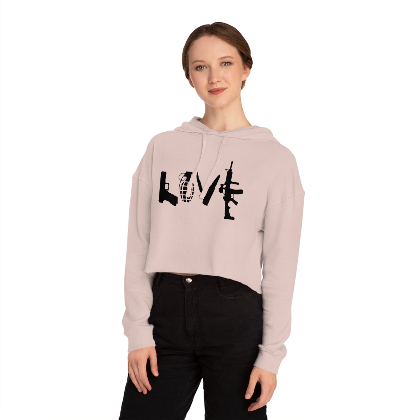 LOVE Women's Crop Top