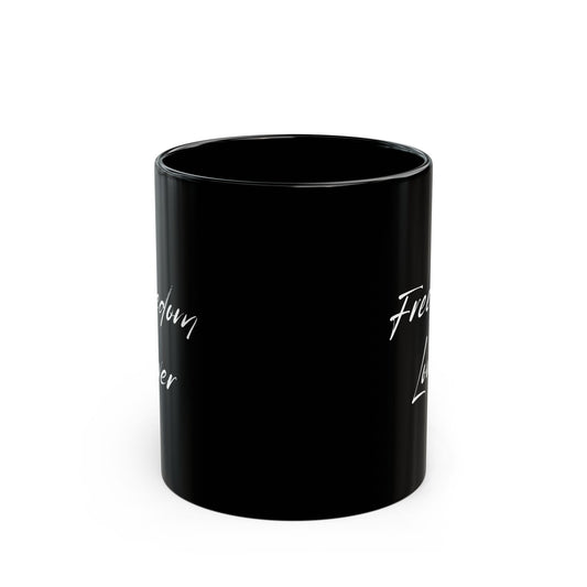 Freedom Lover Black Mug