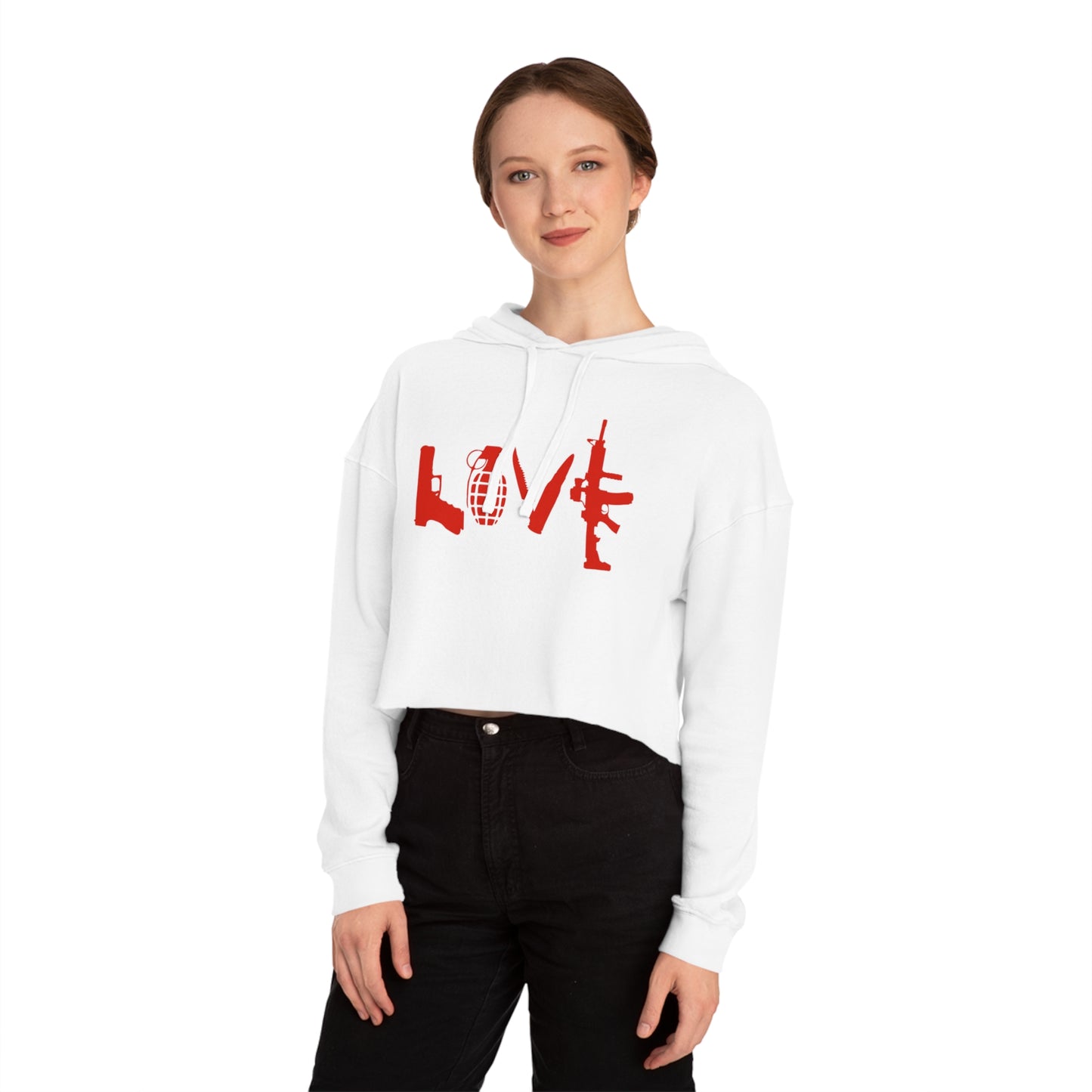 LOVE Women's Crop Top