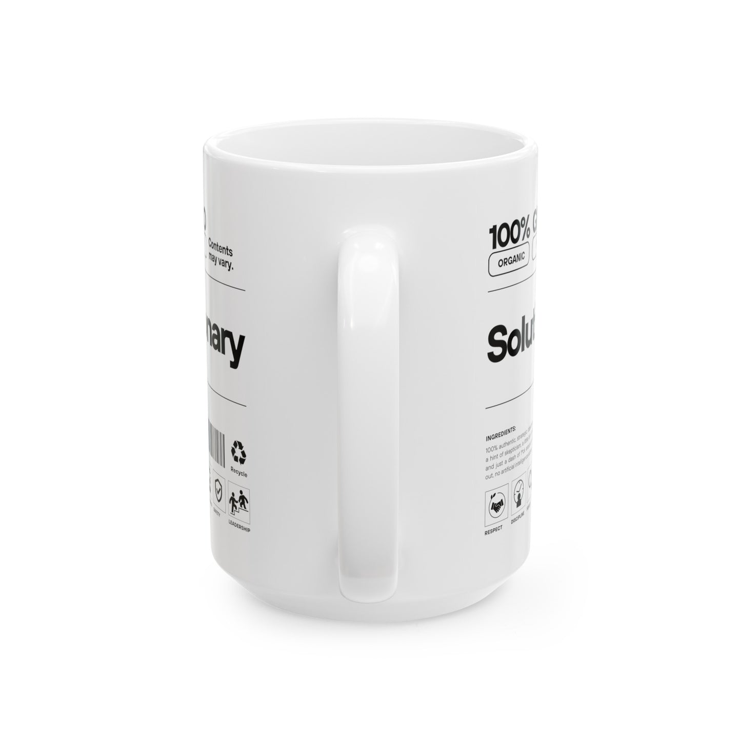 Solutionary Label Mug, (11oz, 15oz)