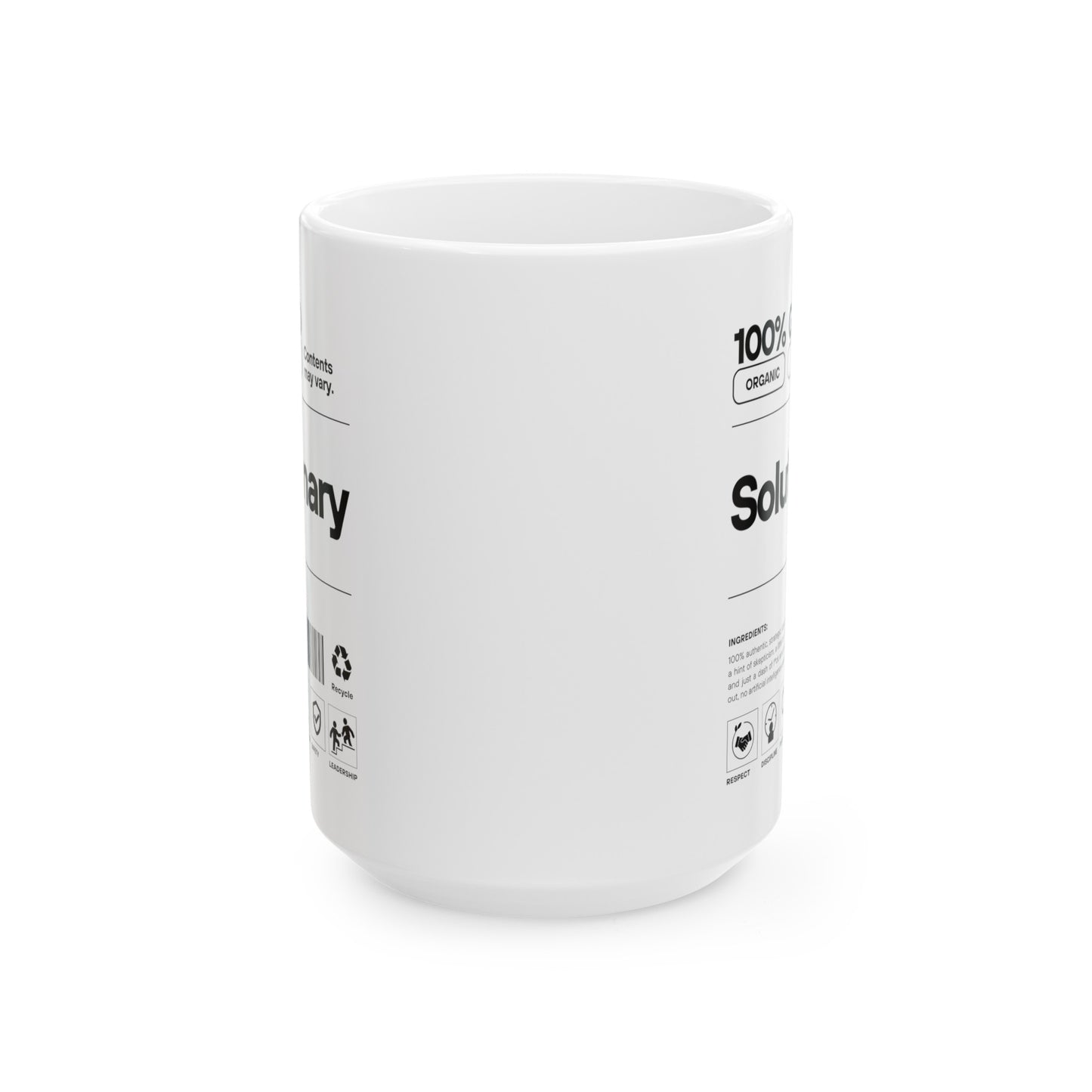 Solutionary Label Mug, (11oz, 15oz)