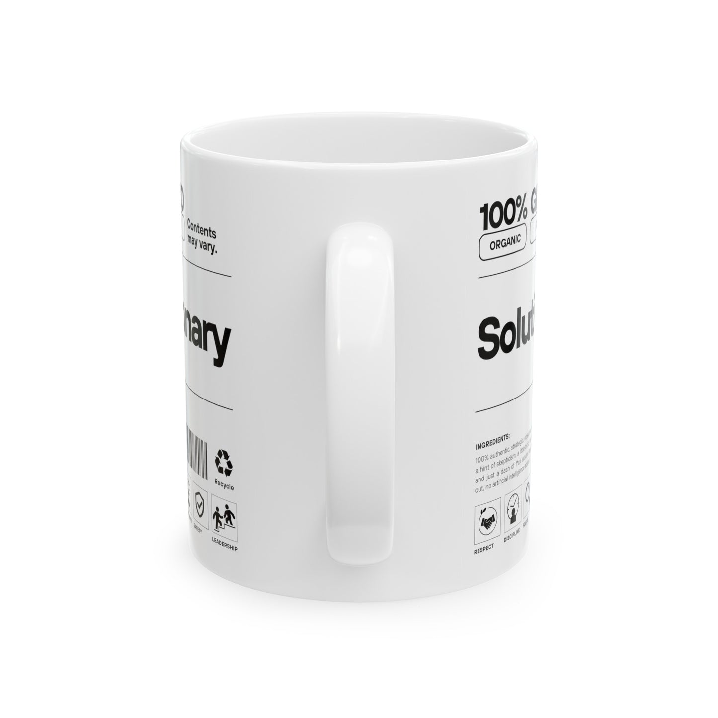 Solutionary Label Mug, (11oz, 15oz)