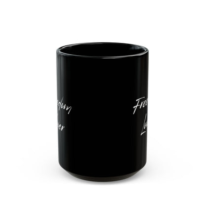 Freedom Lover Black Mug