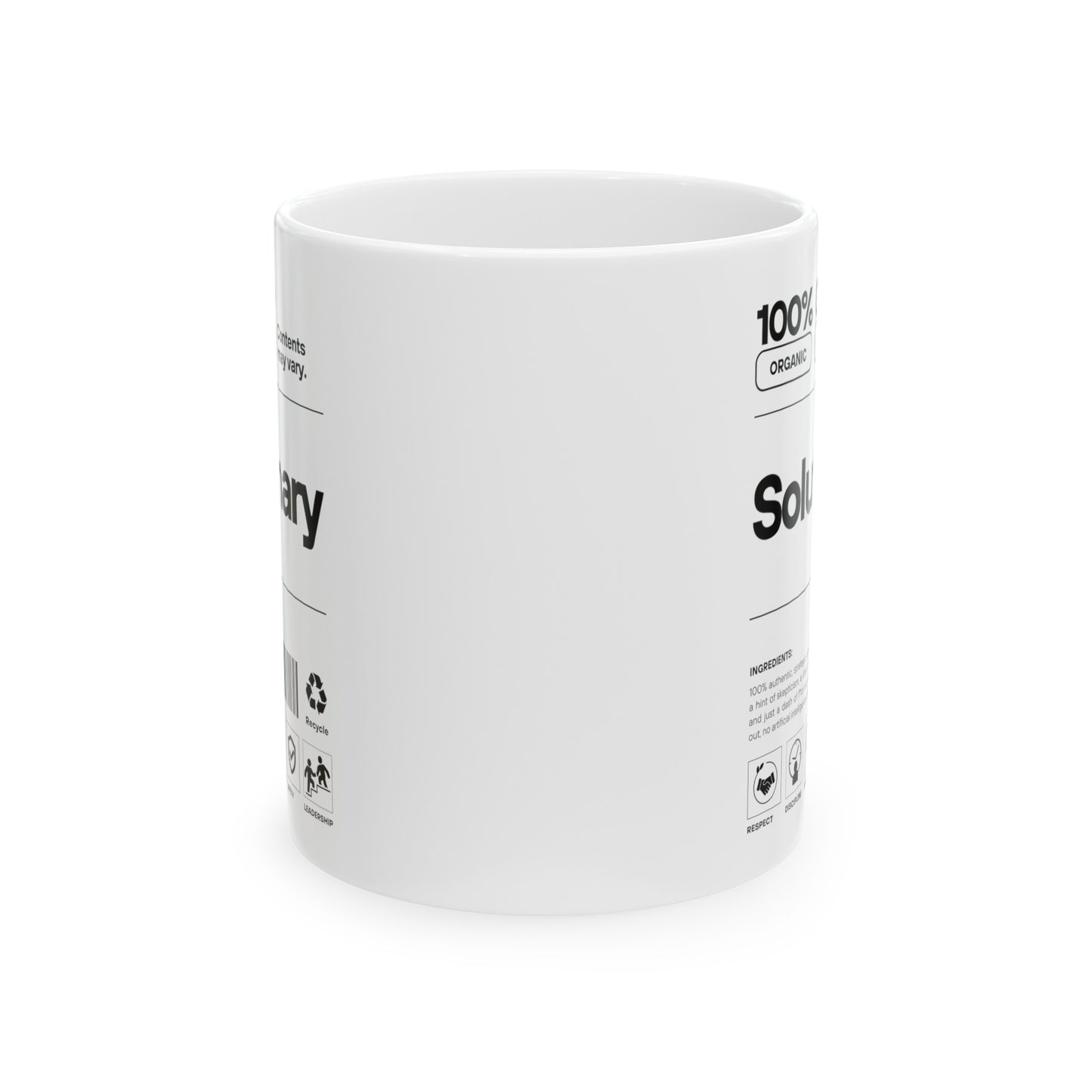 Solutionary Label Mug, (11oz, 15oz)