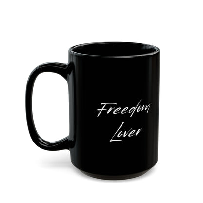 Freedom Lover Black Mug