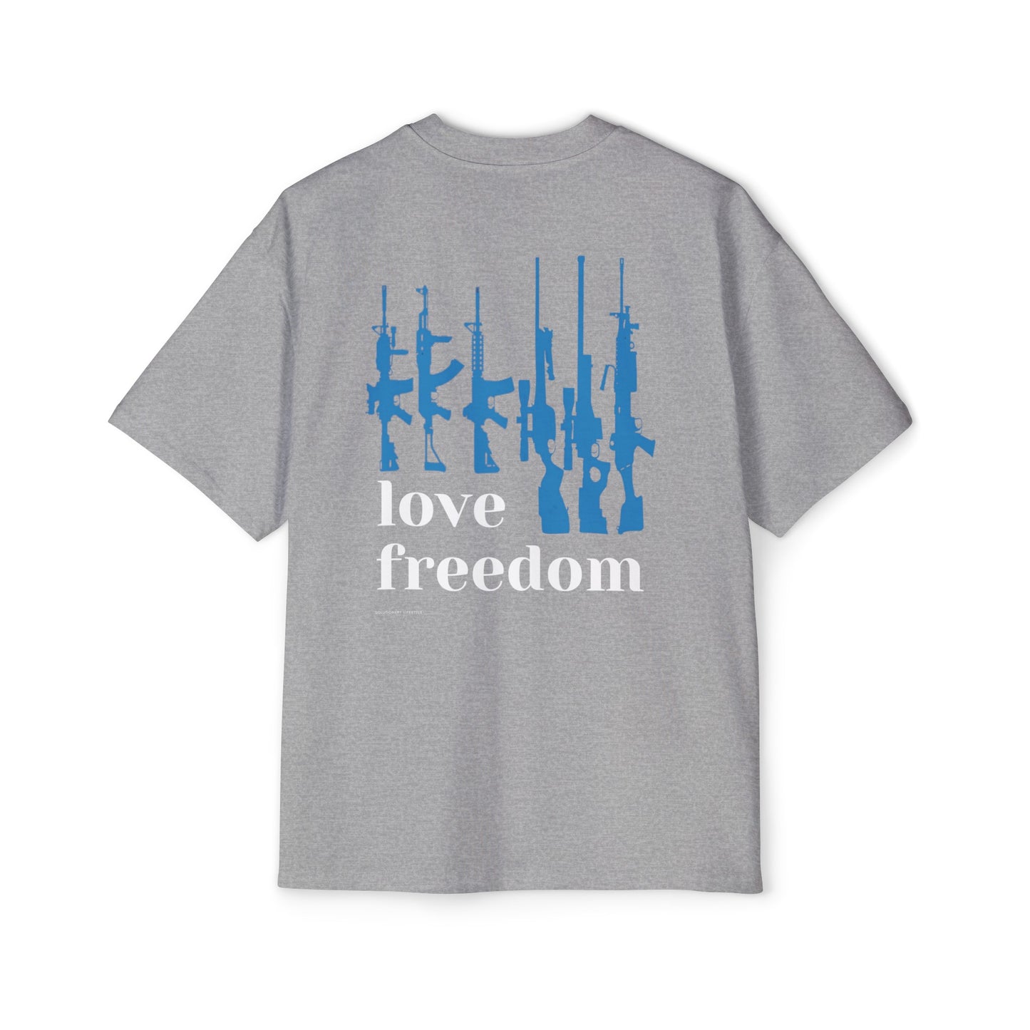 Love Freedom Heavy Oversized Tee