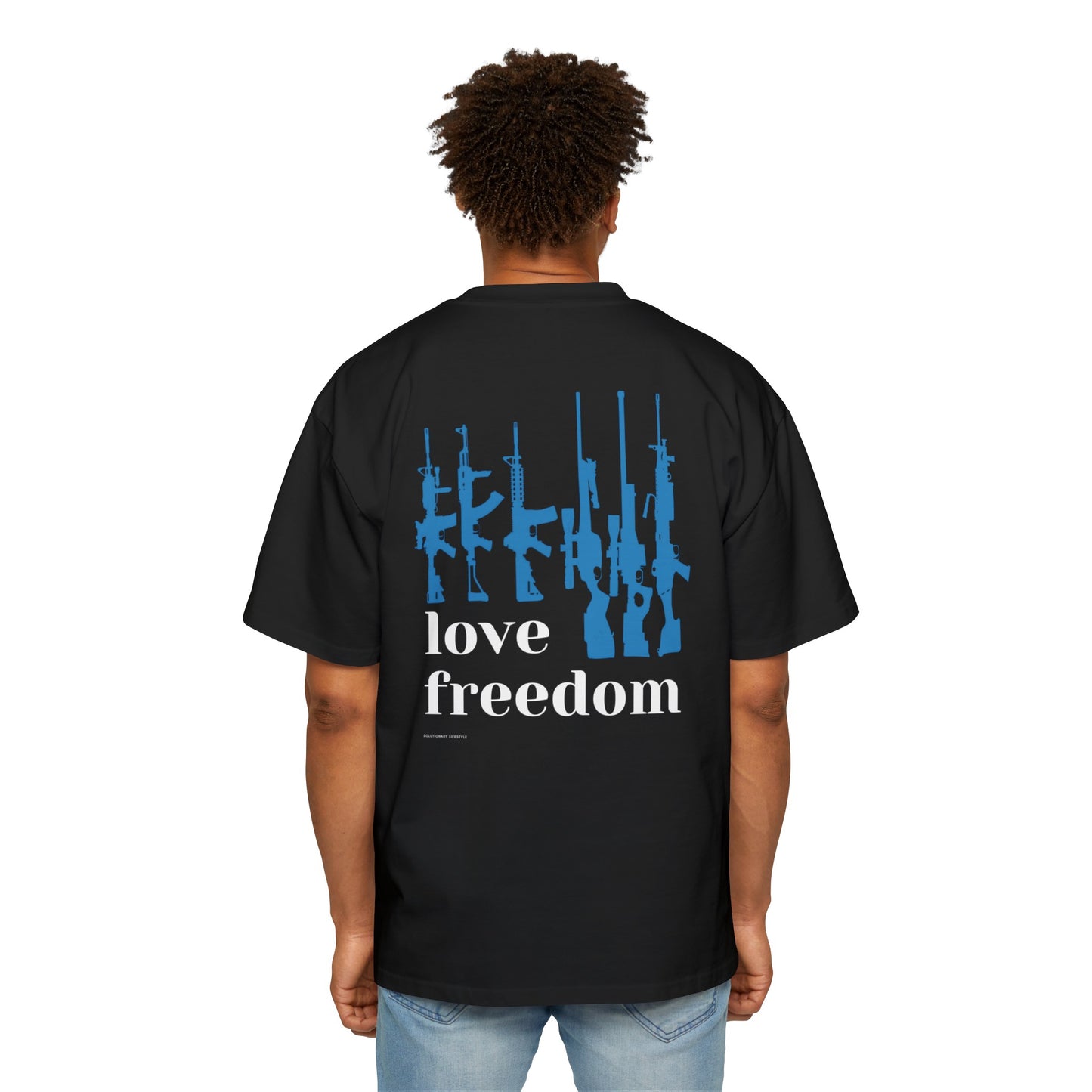 Love Freedom Heavy Oversized Tee