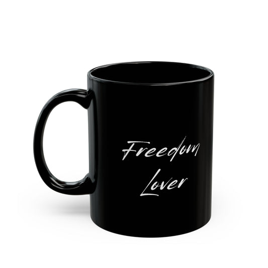Freedom Lover Black Mug
