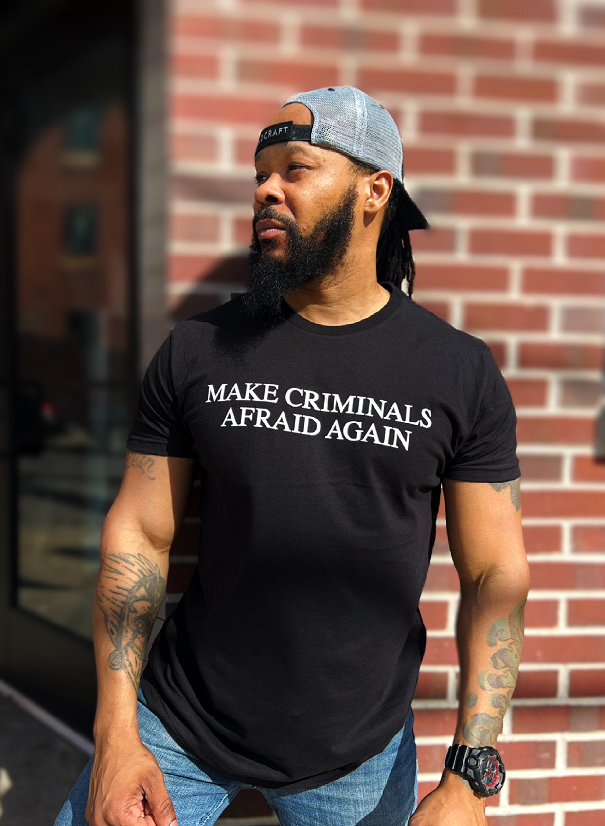 Make Criminals Afraid Again T-Shirt - Markdown